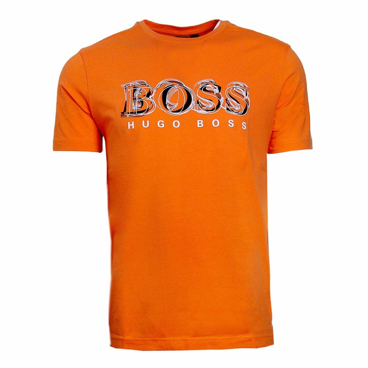 Hugo Boss Orange T Shirt | Shop the world's largest collection of fashion |  ShopStyle