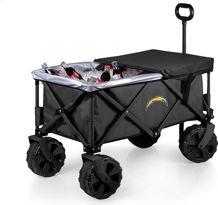 Picnic Time Los Angeles Chargers Adventure Wagon Elite All-Terrain Portable Utility Wagon