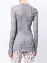 Thumbnail for your product : Prada ribbed-knit crew neck sweater