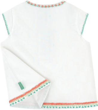 Oilily Embroidered percale blouse