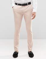 Thumbnail for your product : ASOS Super Skinny Trousers In Pink
