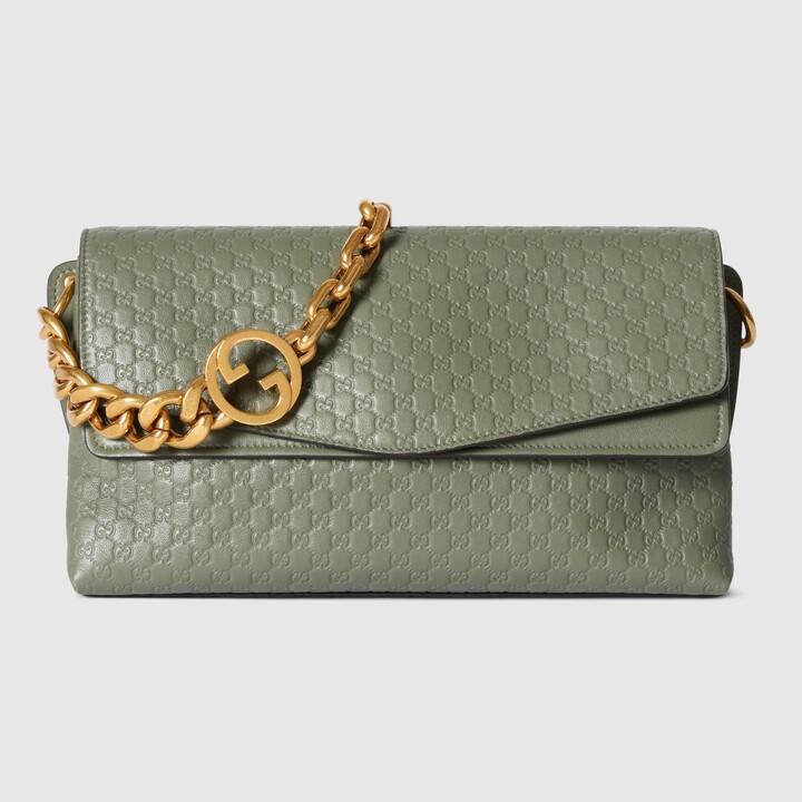 Medium shoulder bag with chain