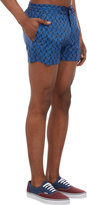 Thumbnail for your product : Marc by Marc Jacobs Abstract-Print Swim Trunks