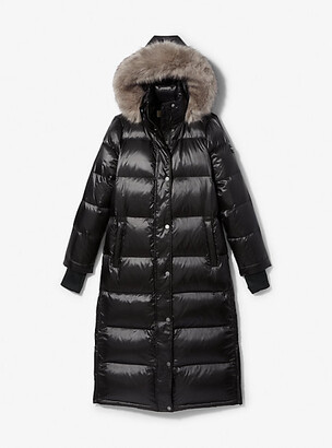 MICHAEL Michael Kors MK Faux Fur Trim Quilted Puffer Coat - Black - Michael  Kors - ShopStyle