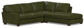 Thumbnail for your product : Pottery Barn Turner Square Arm Leather 3-Piece Bumper Sectional with Nailheads