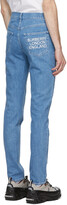 Thumbnail for your product : Burberry Blue Denim Slim Jeans