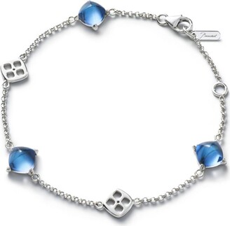 Baccarat Sterling Silver And Crystal Médicis Riviera Bracelet