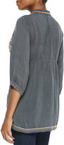 Thumbnail for your product : Johnny Was Collection Ramona 3/4-Sleeve Georgette Blouse, Women's