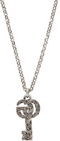 Thumbnail for your product : Gucci Silver Double G Key Necklace