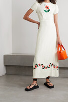 Thumbnail for your product : Rixo Aurelia Embroidered Voile Maxi Dress