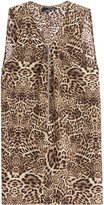 Thumbnail for your product : The Kooples Silk Leopard Print Top