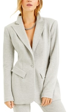 macys womens white blazer