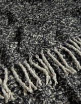 Thumbnail for your product : Pieces Gray Marl Scarf with Contrast Tassels