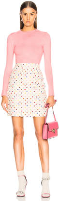 Valentino Polka Dot Mini Skirt