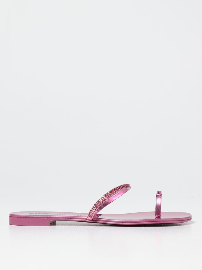 Fuchsia Flat Sandals | Shop the world's largest collection of 