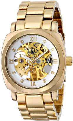 TKO ORLOGI Women's TK628G "Mechanical Skeleton" -Tone Watch