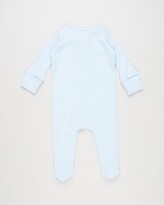 Thumbnail for your product : Cotton On Baby - Blue Longsleeve Rompers - Organic Newborn Zip Through Romper - Babies - Size TEENY at The Iconic