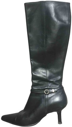 Kenzo Black Leather Boots