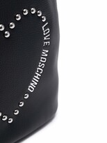 Thumbnail for your product : Love Moschino Studded Leather Backpack
