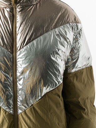 Etoile Isabel Marant Contrast-Panel Puffer Jacket