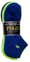Thumbnail for your product : Polo Ralph Lauren Black Stripe Embellished Socks 6-Pack