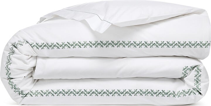 Matouk Atticus Embroidered Duvet Cover Full/Queen - Exclusive