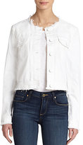 Thumbnail for your product : Paige Shannon Frayed Denim Jacket