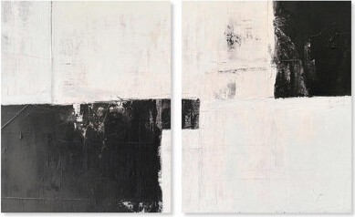 Art Remedy Shattered Symmetry II Canvas Set of 2 Geometric Abstract Art