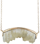 Thumbnail for your product : Melissa Joy Manning White Plume Agate Necklace