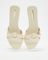 Thumbnail for your product : Billini Women's White Flat Sandals - Peppa - Size 10 at The Iconic