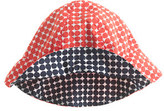 Thumbnail for your product : Petit Bateau Baby reversibile sun hat in polka dot