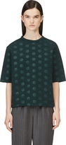 Thumbnail for your product : Stella McCartney Green Neoprene Polkadot Shirt