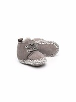 Thumbnail for your product : Mou Kids Knitted Stitch Detail Boots
