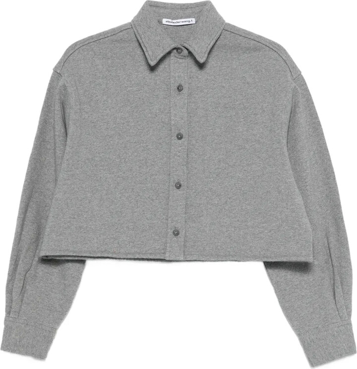 Alexander Wang Buttoned Cropped Top