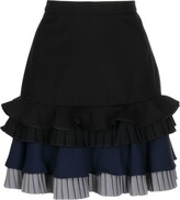 Tiered Pleated Skirt 