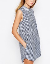 Thumbnail for your product : People Tree Organic Fairtrade Cotton Shirt Dress in Check