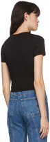Thumbnail for your product : Versace Jeans Couture Black Cropped Logo T-Shirt