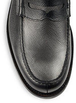 Thumbnail for your product : Prada Saffiano Bi-Colored Loafers