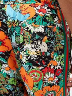 Skæbne besejret Marvel Gucci X The North Face Floral-print Jersey Track Pants - Orange Multi -  ShopStyle