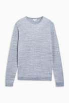 Thumbnail for your product : Next Mens Light Blue Marl Textured Crew