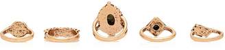 Forever 21 Antique Faux Stone Ring Set
