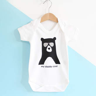 Heather Alstead Design Daddy Cool, Personalised Babygrow Or T Shirt