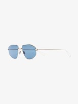 Thumbnail for your product : AHLEM Silver Tone Quai D'Orsay Aviator-Style Sunglasses