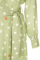 Thumbnail for your product : Adriana Degreas Midi Polka Dot Cover-Up