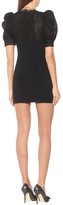 Thumbnail for your product : Alessandra Rich Lace-trimmed crepe minidress