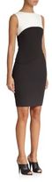 Thumbnail for your product : Narciso Rodriguez Contrast Peplum Sheath