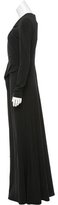 Thumbnail for your product : Halston Draped Slit-Accented Dress w/ Tags