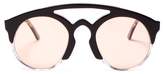 Thumbnail for your product : Marques Almeida Half Frame Acetate Aviator Sunglasses - Womens - Pink Multi