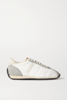 Thumbnail for your product : RE/DONE 70s Runner Suede And Leather-trimmed Shell Sneakers