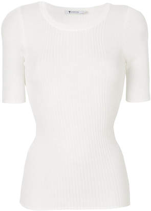Alexander Wang T By shortsleeved knitted top